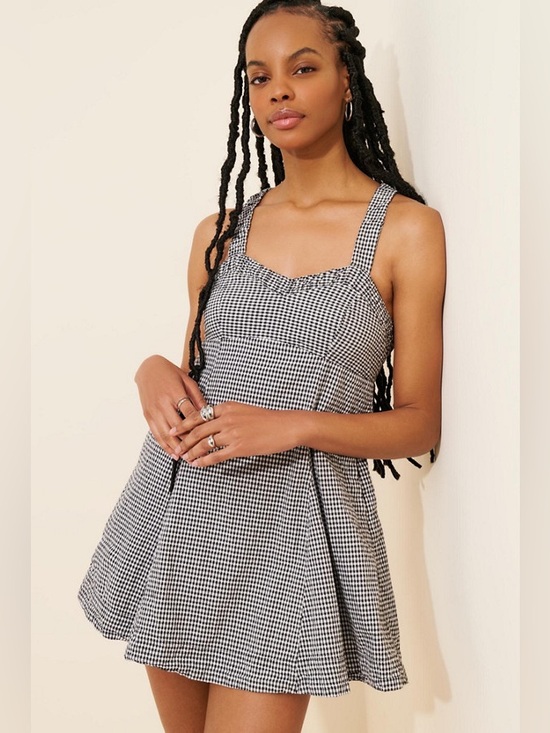 Anthropologie Dresses & Skirts - Anthropologie Maeve Sweetheart Gingham Mini Dress